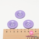 Knoflík hladký, lesklý, fialový 30mm