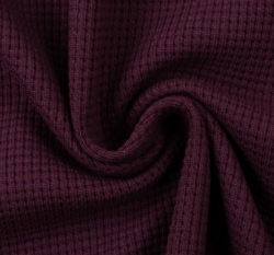 Vaflový úplet bordó, silnější