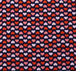 Úplet srdíčka na námořnické modré, BIO