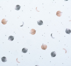 Úplet planetky na bílé 