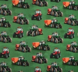 Úplet digitisk traktory na zelené