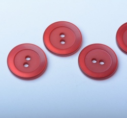 Knoflík kulatý, perleťový, vínový - velký