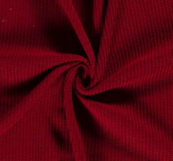 Pletenina, svetrovina červená