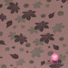 Panel úplet potisk ježek mezi podzimním listím na růžové