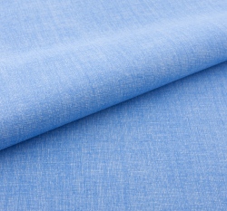 Bavlněné plátno světle modré žíhané 