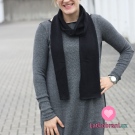 Efektní oboustranná pletenina hořčicová 