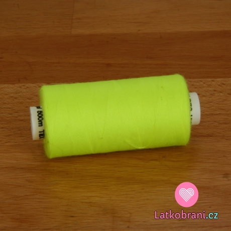 Nitě hagal - NEON žlutá 500 m (14x2)