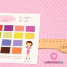 Bavlněné plátno bílé kytičky s puntíkem uprostřed na růžové 