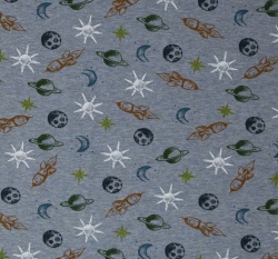 Warmkeeper potisk vesmírná raketa s míčem na světle modrém melé 