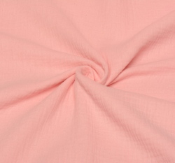 Dvojitá gázovina / mušelín růžový korálový