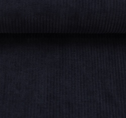 Elastický manšestr modrý navy