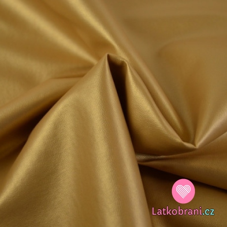 Umělá kůže/Koženka zlatá