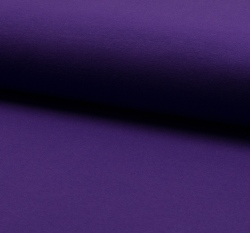 Jednobarevná teplákovina sytě fialová