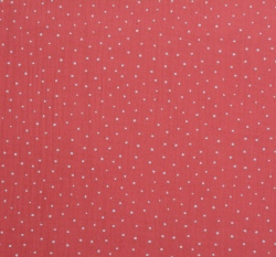 Dvojitá gázovina / mušelín malé puntíky na korálové