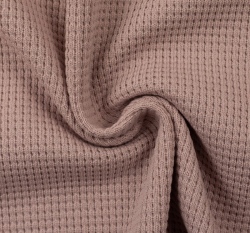 Vaflový úplet starorůžový, silnější