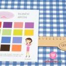 Bavlněné plátno folklorně modro - bílé kostky 