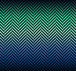 Teplákovina potisk cik-cak modro - mintový