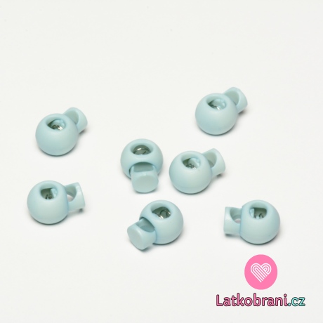 Brzdičky kulaté Modrá baby pastelová