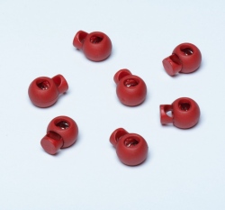 Brzdičky kulaté Červená bordó