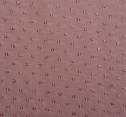 Viskóza s s vyšívanými nopky starorůžová