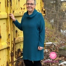 Hebká pletenina taupové melé