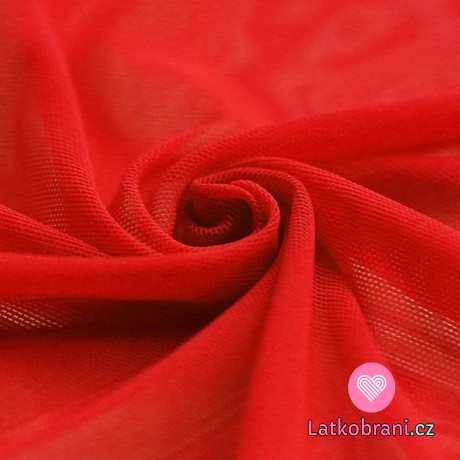 Síťovina strečová červená