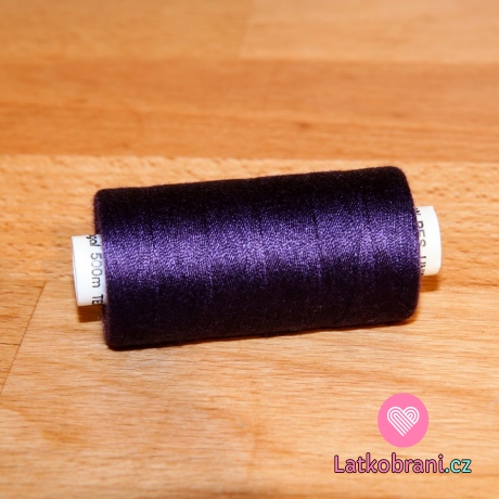 Nitě hagal - fialová temně 500 m (14x2)