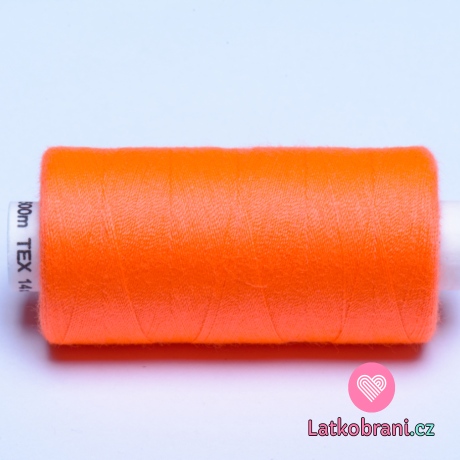 Nitě hagal - neon oranžová 500 m (14x2)