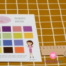 Teplákovina počesaná potisk hořčicová mřížka, BIO