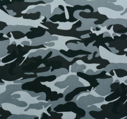 Softshell pružný potisk šedý maskáč s fleecem 