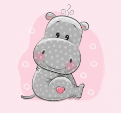 Panel hrošice na růžové