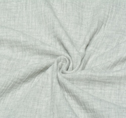 Dvojitá gázovina / mušelín šedá světlejší melanž