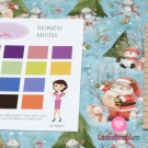 Teplákovina potisk Santa a sněhuláci