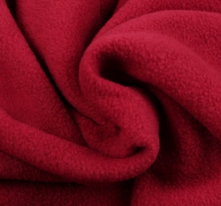 Polar fleece antipiling vínová červená