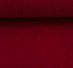 Elastický manšestr červený