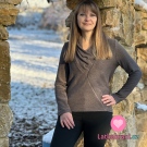 Hebká pletenina taupové melé