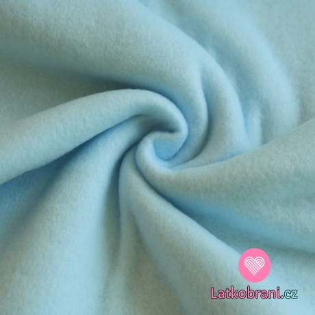 Polar fleece modrá baby (světlejší) antipilling