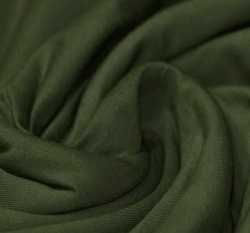 Jednobarevný úplet khaki tmavý 