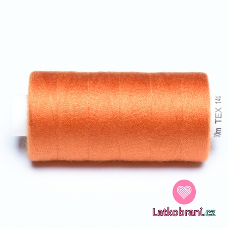 Nitě hagal - oranžová tupá 500 m (14x2)