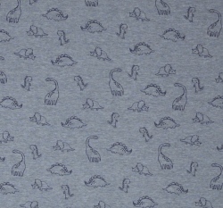 Warmkeeper potisk obrysy dinosaurů na modrém melé