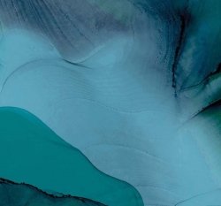 Úplet potisk tekoucí inkoust na oceánově modré 