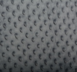 Minky fleece - bublinky šedá 310 g 