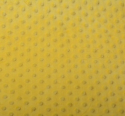Minky fleece - bublinky žlutá 310 g