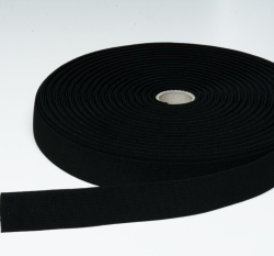 Pruženka plochá 25 mm černá