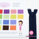 Zip spirálový dělitelný námořnicky modrý 40cm