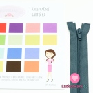 Zip spirálový dělitelný tmavě šedý 65cm