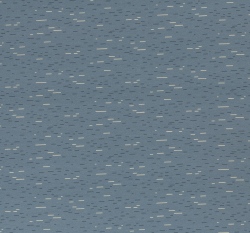 Teplákovina potisk modré a bílé čárky na modré