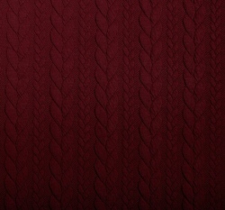 Pletenina copánky bordó