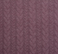 Pletenina copánky fialovo-bordová tmavší