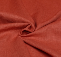 Len jednobarevný cihlový 